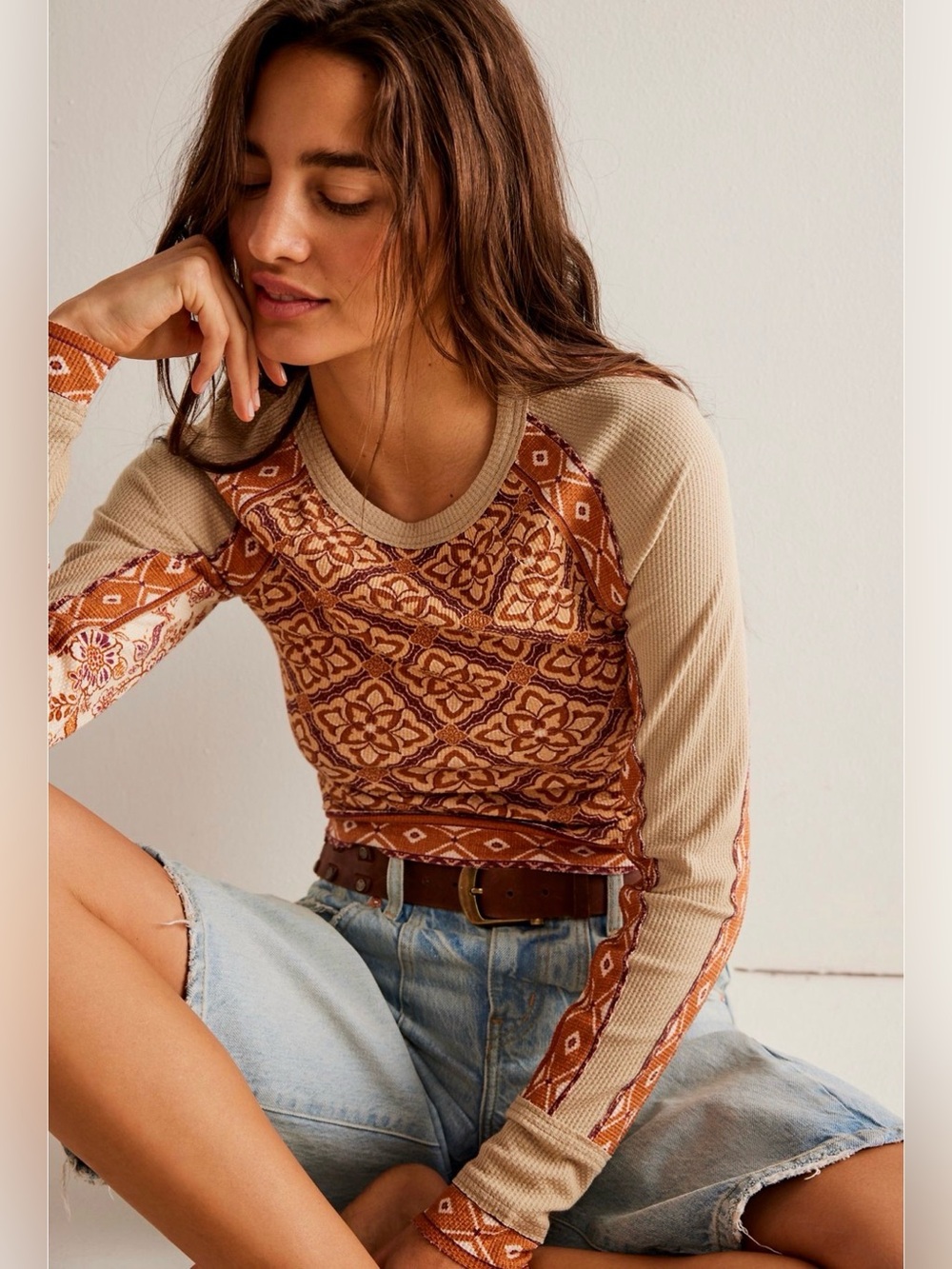 ✨Free People Geo Bliss Tee✨